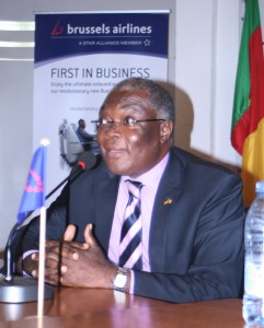 Dr. Andr&eacute; Kwam, pr&eacute;sident du CAA