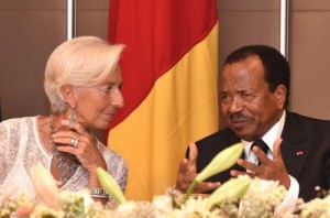 Lagarde et Biya à Yaoundé